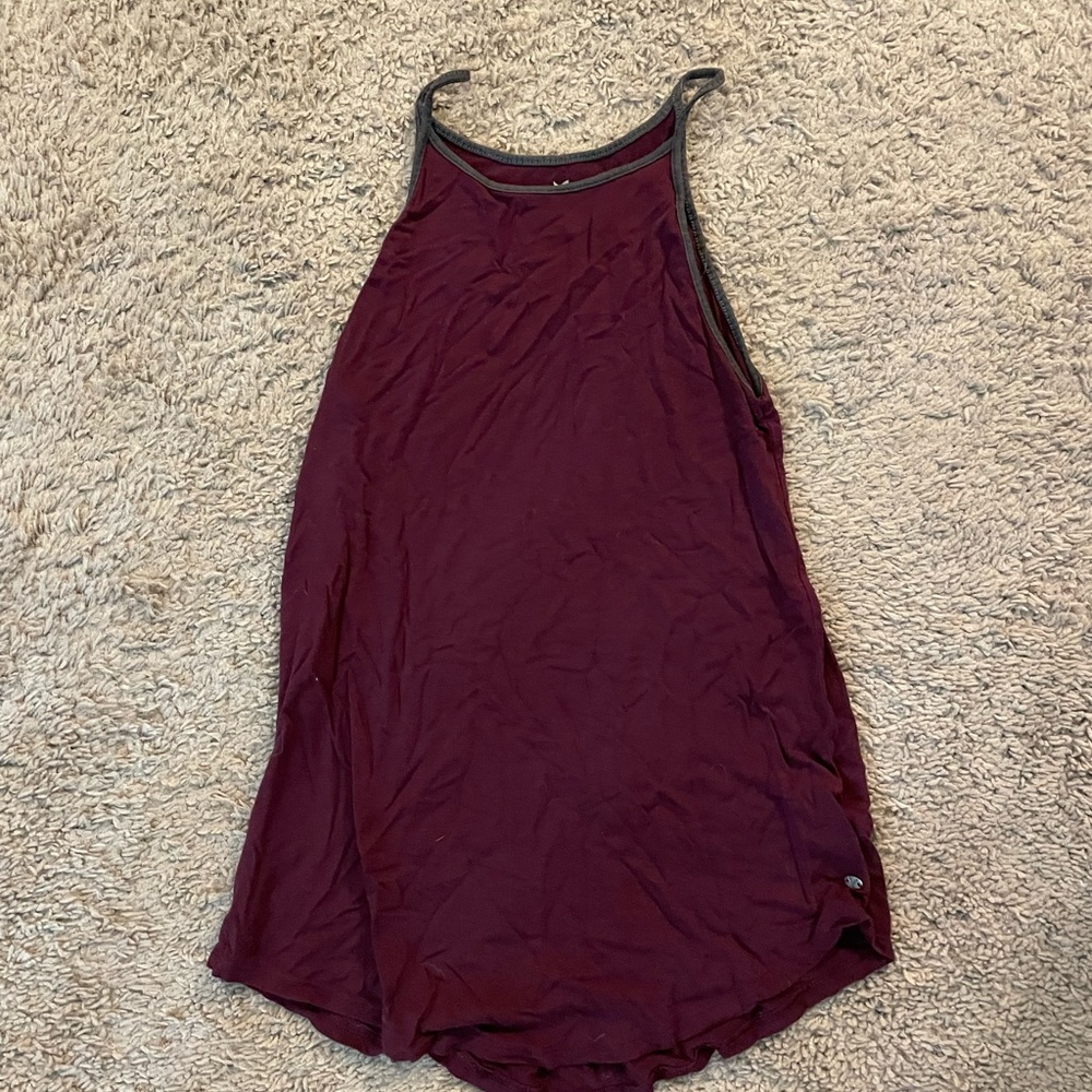 Maroon tank top